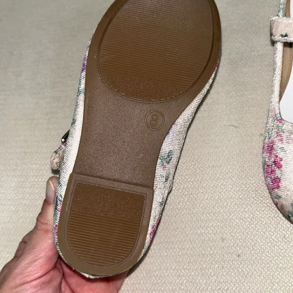 Gap / love shack fancy girls floral shoes sz8